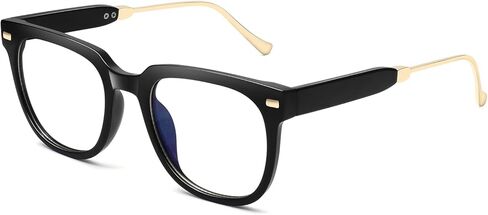 نظارات MEETSUN مربعة الشكل لحجب الضوء الأزرق للنساء، نظارات كمبيوتر عصرية، نظارات وهمية لمكافحة إجهاد العين والوهج فوق البنفسجية in Kuwait