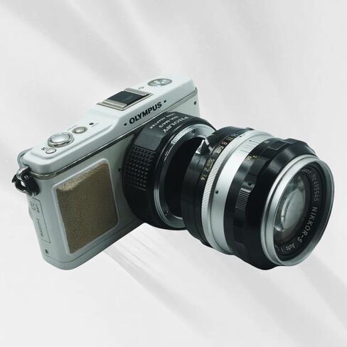 PHOLSY Lens Mount Adapter Compatible with Canon EF Lens to MFT M4/3 Camera | Manual Mount Converter Compatible with Canon EF to Micro Four Thirds, Canon EF to M4/3, EF to MFT in Saudi Arabia