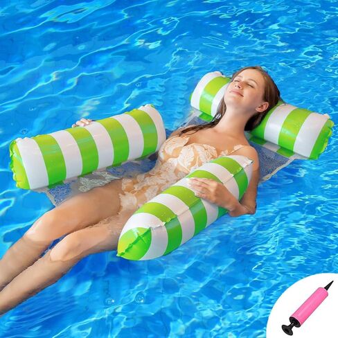 Inflatable Pool Floats Adult,Inflatable Float Chairs,Inflatable Swimming Pool Float Water Hammock Multi-Purpose Pool Float,Pool Lounge Floating Chair for Outdoor, Beach,Pool, Lake in Saudi Arabia
