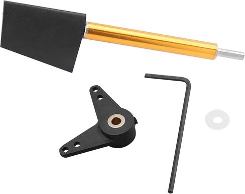 Heyiarbeit RC Boat Rudder with Straight Servo Arm 28mm, Rudder Pad Thickness 4.4mm FXB-QJFXD 1 Set in Saudi Arabia