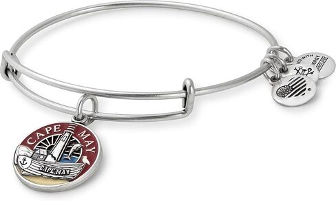 Alex and Ani ASCPWL02RS,Cape May Expandable Bangle Bracelet,Rafaelian Silver,Silver, Bracelets in Saudi Arabia
