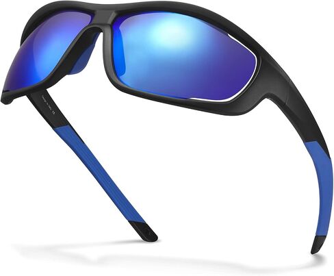 CARFIA Polarized Sports Sunglasses for Men and Women TR90 Lightweight Cool Frame Driving Cycling Running Fishing Eyewear in Kuwait