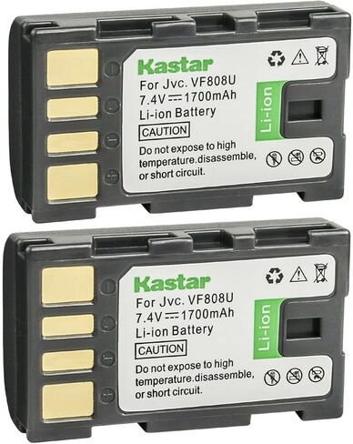 Kastar BN-VF808 Battery 1-Pack Replacement for JVC GZMG155US GZ-MG155US GZ-MG157 GZ-MG157EK GZ-MG157EX GZ-MG157US GZ-MG175 GZ-MG175AC GZ-MG175EK GZ-MG175EX GZ-MG175US GZ-MG177 GZ-MG177EK Camera in Saudi Arabia
