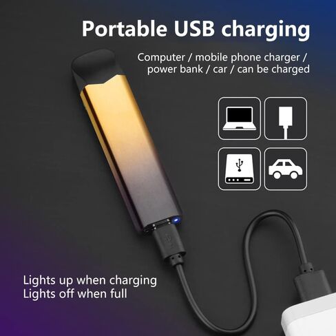 ولاعة SKRFIRE قابلة لإعادة الشحن ولاعة بلازما مقاومة للرياح ولاعة إلكترونية بدون دخان ولاعة صغيرة محمولة رقيقة للهدايا الرائعة (الفاكهة) in Kuwait