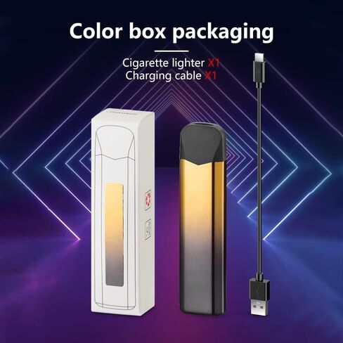 ولاعة SKRFIRE قابلة لإعادة الشحن ولاعة بلازما مقاومة للرياح ولاعة إلكترونية بدون دخان ولاعة صغيرة محمولة رقيقة للهدايا الرائعة (الفاكهة) in Kuwait