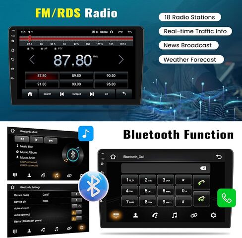 2G+64G Android 13 Car Stereo for Mitsubishi Lancer IX 2006-2010 with Wireless Carplay Android Auto,9'' Touchscreen Car Radio with GPS Navigation,Bluetooth,WiFi/FM/RDS Radio,SWC+Backup Camera in Saudi Arabia