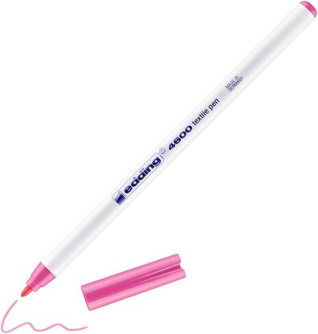 edding 4600 textile pen - orient blue - 1 pen - round nib 1 mm - permanent fabric pens for drawing on textiles, wash-resistant up to 60 °C - fabric pen in Saudi Arabia