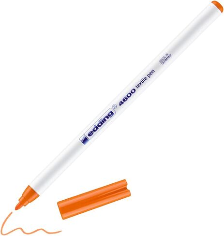 edding 4600 textile pen - orient blue - 1 pen - round nib 1 mm - permanent fabric pens for drawing on textiles, wash-resistant up to 60 °C - fabric pen in Saudi Arabia