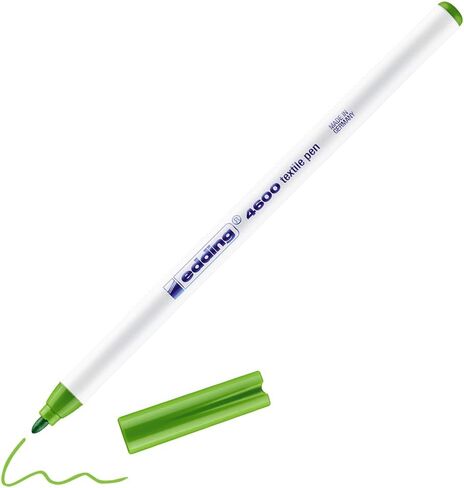 edding 4600 textile pen - orient blue - 1 pen - round nib 1 mm - permanent fabric pens for drawing on textiles, wash-resistant up to 60 °C - fabric pen in Saudi Arabia