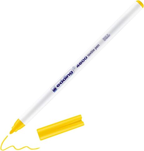 edding 4600 textile pen - orient blue - 1 pen - round nib 1 mm - permanent fabric pens for drawing on textiles, wash-resistant up to 60 °C - fabric pen in Saudi Arabia