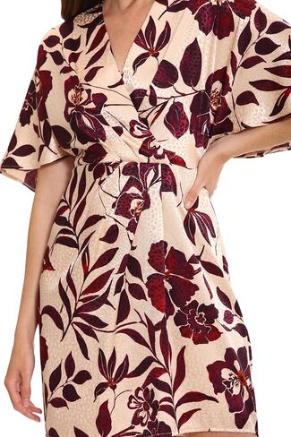 London Times Women's Surplice Dolman Sleeve Cocktail Short Dress Guest of Occasion in Saudi Arabia