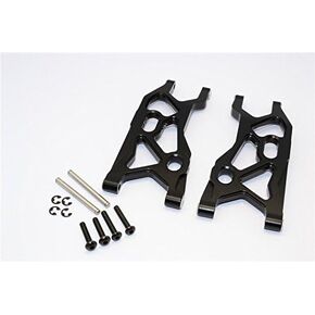 AX80111 Aluminum Front Lower Suspension A-Arms for 1/10 Yeti 90026/90056 RC Buggy Black