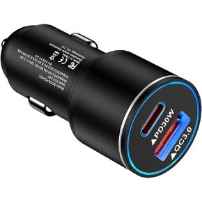 iPhone 15 Car Charger Fast Charging USB C Cigarette Lighter Adapter Type C Android Phone Car Plug Adapter for iPhone 15 Pro Max/14/13/12,Samsung Galaxy A14 5G/A54 5G/S23/S22/S21/A32/A13/A12