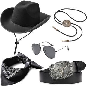 RIOSO Cowboy Outfit for Men Western Outfits Accessories Cowboy Costume Halloween Cosplay