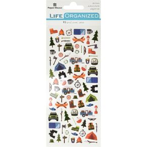 Paper House Productions STM-0002 Outdoors Micro Stickers, 3-pack, 3 Count