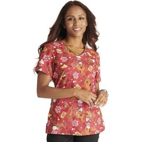 Tooniforms Women Scrubs Top V-Neck TF659