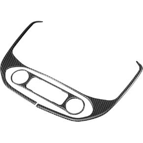 Motoforti Dash Ac Multimedia Panel, for Chevrolet Colorado 2015-2022, Glue, Carbon Fiber Pattern Black Red, 1 Set