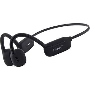 OJelay Bone Conduction Headphones, IPX8 Waterproof Wireless Sport Earphone, Internal 32G Memory MP3 Music Player, Open-Ear Buletooth 5.3 Water Resistant Headphone, for Swimming, Running