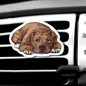 WIRESTER Fresh Scented Car Air Freshener Vent Clip, Decorative Accessories, Interior Decoration for Cars - Gray Tabby Cat Butt