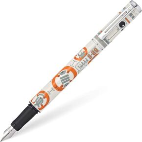 Sheaffer Star Wars BB-8 with BB-8 themed design and authentic character details, Polished appointments Medium Stainless Steel nib Fountain Pen