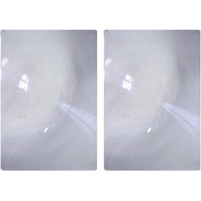 Brand 2 Pack Full Page 3X Magnifier/Plastic Magnifying Sheet Fresnel Lens, 2 Count (Pack of 1)