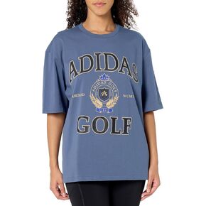 adidas Women's Go-to Crest Graphic Boyfriend Tee