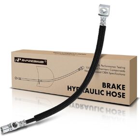 A-Premium Rear Driver Brake Hydraulic Hose Compatible with Select Chevy and GMC Models - Express 3500 2003-2013, Savana 3500 2003-2012, Cutaway Van, Without Bracket - Replace# 15878722