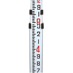 SurveySite 23ft/7m Aluminum Leveling/Grade Rod (10ths of Foot Decimal)