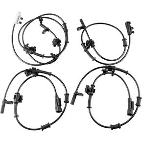 ABS Wheel Speed Sensor Front Rear Left Right fit for RWD 2015-22 Chrysler 300, Dodge Challenger, Dodge Charger, 2015 2016 2017 2018 2019 2020 2021 2022, ALS2892 ALS2295 ALS2305, 4pcs