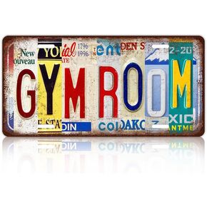 Vintage Coffee Metal Tin Sign License Plate Wall Decor for Coffee Bar 12 x 6 Inches