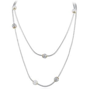 Designer Inspired Long Necklace 103cm Lobster Claps Classic Elegant 2 wear Type Jewelry