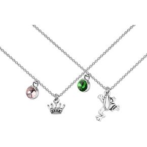 Princess the Frog Inspired Gifts Princess Tiana Fans Necklace for Best Friend Frog Lover Gift Fandom Gift
