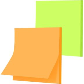 2 Pad Big Sticky Notes 11 x 11 in Jumbo Sticky Notes Memo Post Stickies Square Sticky Notes for Office Home School Meeting 30 Sheets Per Pad