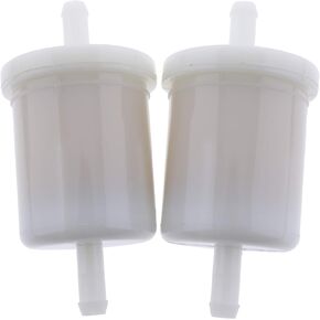 ZTUOAUMA 2X 5/16" Fuel Filters AM136739 AM876035 12581-43012 12581-43010 Compatible with John Deere Mower X475 X575 X700 X710 Kubota Engine BX22D BX23D BX24D Tractor RTV900 RTV1100 RTV1140