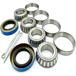 (2 Kits) HD Switch Improved Front Wheel Hub Rebuild Kit fits EZGO Hub 70895-G01 TXT Golf Cart - Includes 50892-G1 25146-G1 12092-G1 00798-G8 Bearings Upgraded Seals & Pins Electric/Gas