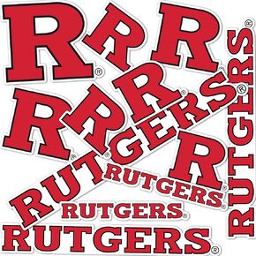 Desert Cactus Rutgers Sticker State University of New Jersey RTX Stickers Vinyl Decals Laptop Water Bottle Car Scrapbook T1 (Type 1-1)