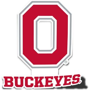 Desert Cactus The Ohio State University OSU Buckeyes Vinyl Decal Laptop Water Bottle Car Scrapbook Sticker (IND 139)