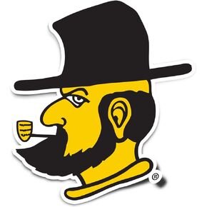 Desert Cactus Appalachian State University Mountaineers Yosef Design Vinyl Decal Laptop Water Bottle Car Scrapbook Sticker (IND 6)