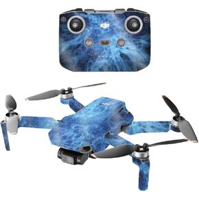 MightySkins Glossy Glitter Compatible with DJI Mini 2 Portable Drone - Antique Purple | Protective, Durable High-Gloss Glitter Finish | Easy to Apply and Change Styles | Made in The USA