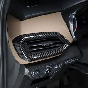 YOUTOOCAR Carbon Fiber Style Air Outlet Vent Cover Trims Compatible with Chevy Trailblazer 2020-2024 Accessories