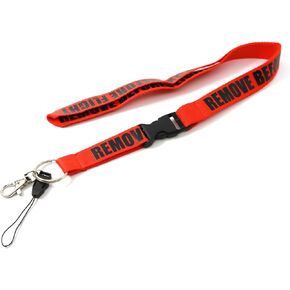 Remove Before Flight - Lanyard - Red/black