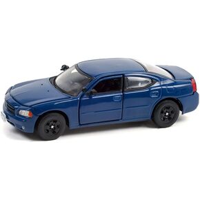 Greenlight 86604 Castle - Detective Kate Beckett's 2006 Dodge Charger - Midnight Blue Pearlcoat 1:43 Scale Diecast
