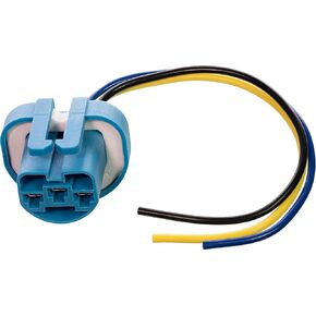 APDTY 95802 Super Bright White High Temp Headlight Bulb Socket Wiring Harness Pigtail Fits 9004 or 9007 Head Light Bulb