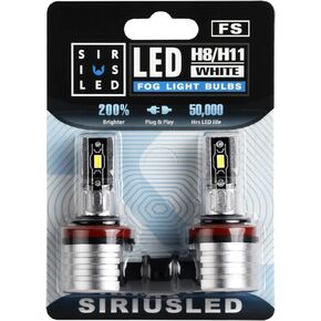 SIR IUS LED FS H8 H11 Super Bright LED bulb for car truck Fog Light 6500k White High Power Projector Super Bright Pack of 2