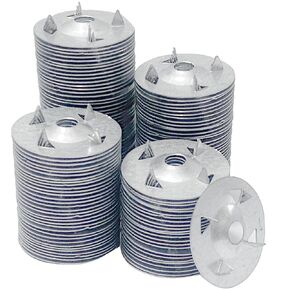 150 Pcs Foam Board Fasteners Washers for Installation of Foam Board Panels 1-1/8 Inch Metal Washers for Fixing Fastening Installation (150)