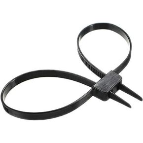 MGTECH 10PCS Zip Tie Handcuffs, Heavy Duty Nylon Police Zip Cuffs Plastic Law Enforcement Double Flex Cuffs, 27.5", 250-lb