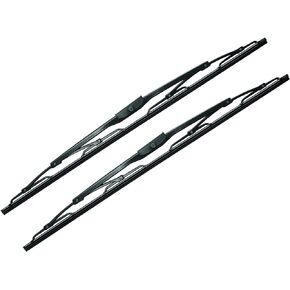 RV Designer TRU6-24-7, 24" TruVision Wiper Blade, Metal, Heavy Duty, 2PK