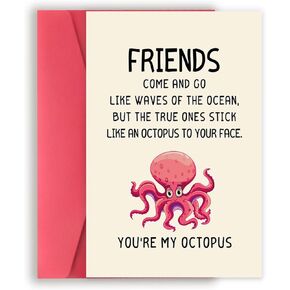 Asmallgf Happy Birthday Card for Friends Bestie Sister, Bottoms Up Birthday Gifts for Girls, Best Friend Bday Card for Women Female