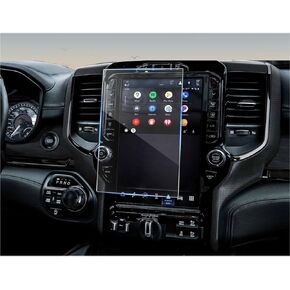 CDEFG 2 Pack Ultra-Clear Anti-Reflective Screen Protector for Dodge RAM 1500 2500 3500 2022 2023 2024 RAM1500 RAM2500 RAM3500 2019-2024 Accessories Big Horn, Laramie, Limited, Longhorn, TRX 12"
