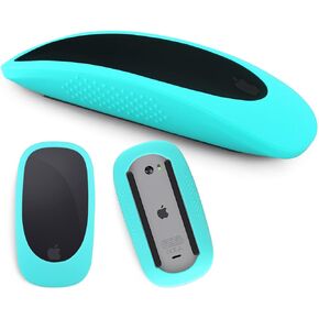 Silicone Mouse Cover for Apple Magic Mouse I&II, iMac Mouse Cover Case Apple Mouse 2 Skin,Anti-Drop Mouse Glove(Black)